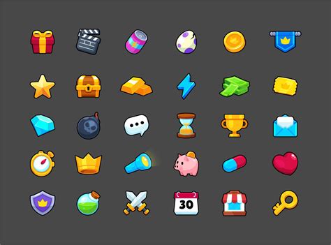 Ui Game Icons Duds Flausino Game Icon Game Ui Game Ui Design