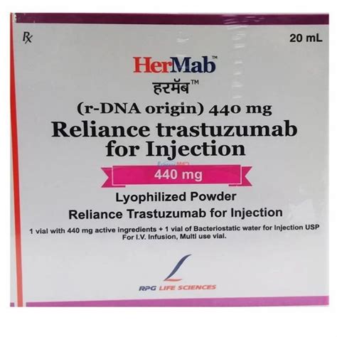 Mg Reliance Trastuzumab Injection At Rs Box Trasturel