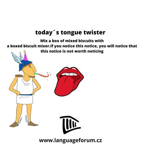 Today We Have A Fun Tongue Twister For You Lets Twist Our Tongues