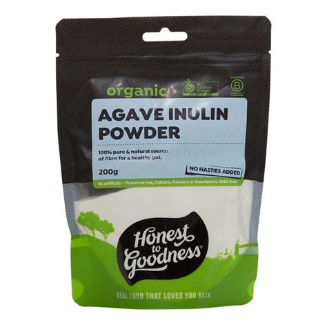 Agave Inulin Powder Organic G Go Raw Organics