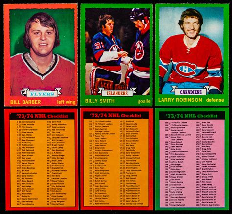 Lot Detail 1973 74 O Pee Chee Hockey Complete 264 Card Set