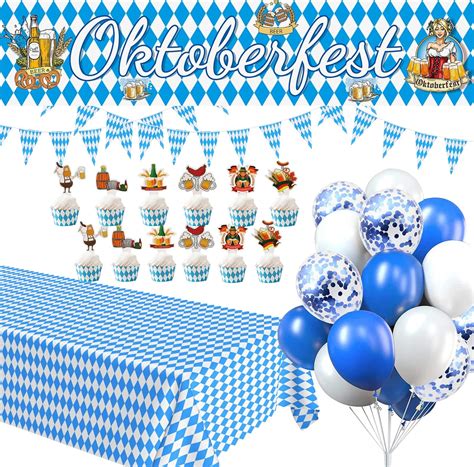 Oktoberfest Deko Party Set Oktoberfest Banner Bayrische Deko