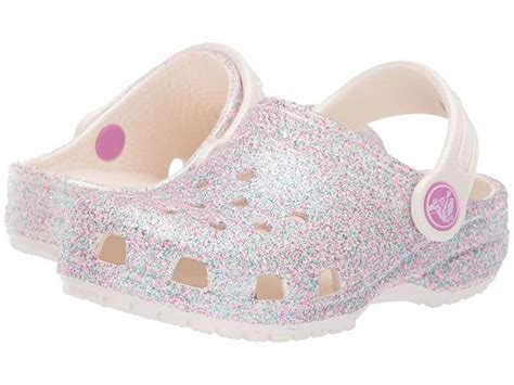 Crocs Kids Classic Glitter Clog Toddlerlittle Kid Unicorn Oyster