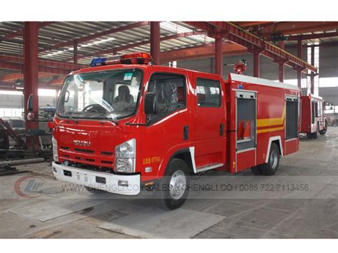 Isuzu P Water Foam Fire Truck Chengli Special Automobile Co Ltd