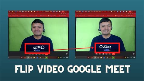 CARA FLIP VIDEO DI GOOGLE MEET YouTube