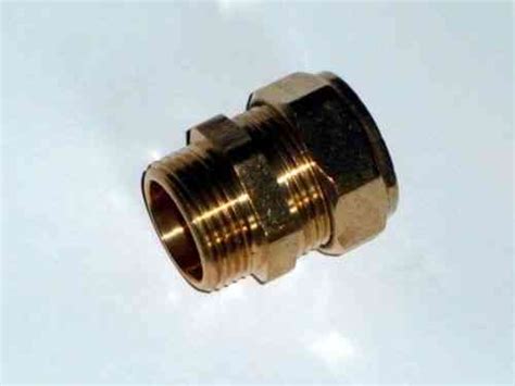 22mm Compression X 34 Bsp Male Iron Straight Adaptor