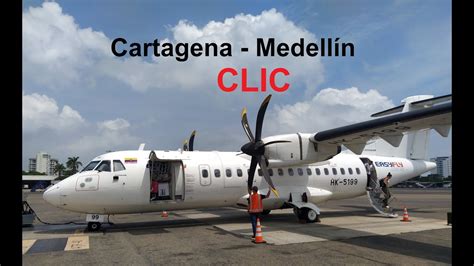 Clic Vuelo Inaugural Cartagena Hacia Medellin Easyfly Youtube