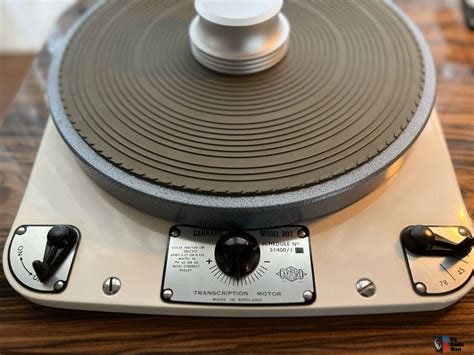 Fully Restored And Modified Garrard 301 Schedule 1 Upgraded Bearing