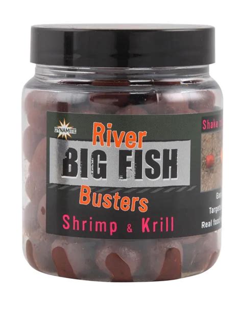 Dynamite Baits Big Fish River Hookbaits Shrimp Krill 14mm