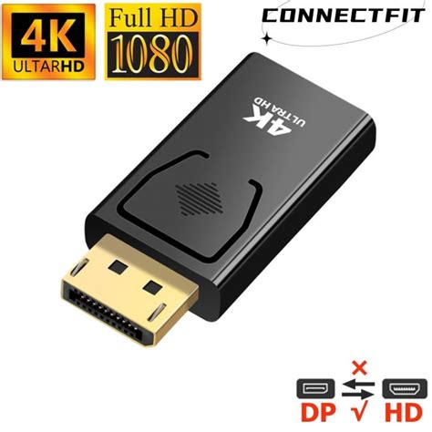 K Displayport To Hdmi Compatible Adapter Converter P