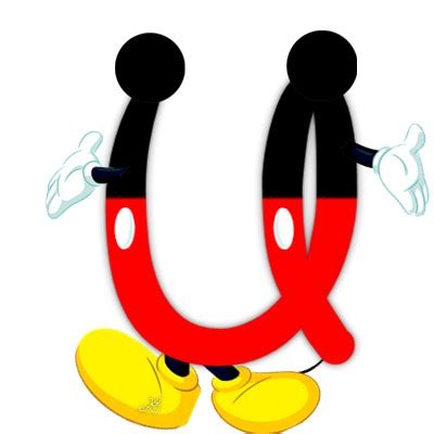 Original Alfabeto Inspirado En Mickey Mouse Oh My Alfabetos