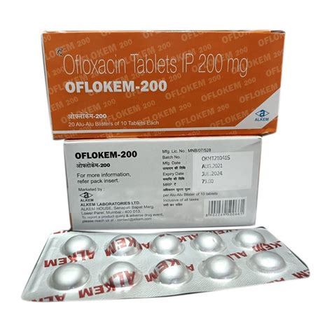 Mg Ofloxacin Tablets Ip At Rs Box Floxin In Katni Id