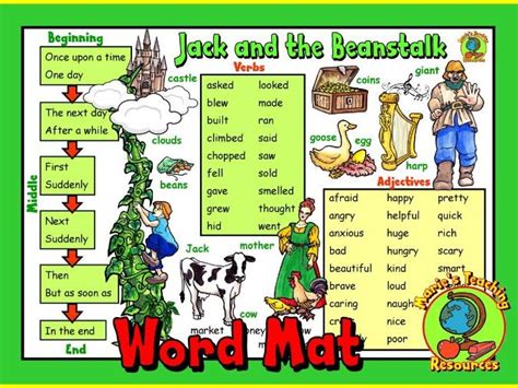 Jack And The Beanstalk Word Mat Teaching Resources