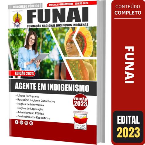 Apostila Concurso Funai Agente Em Indigenismo Solu O Cursos E