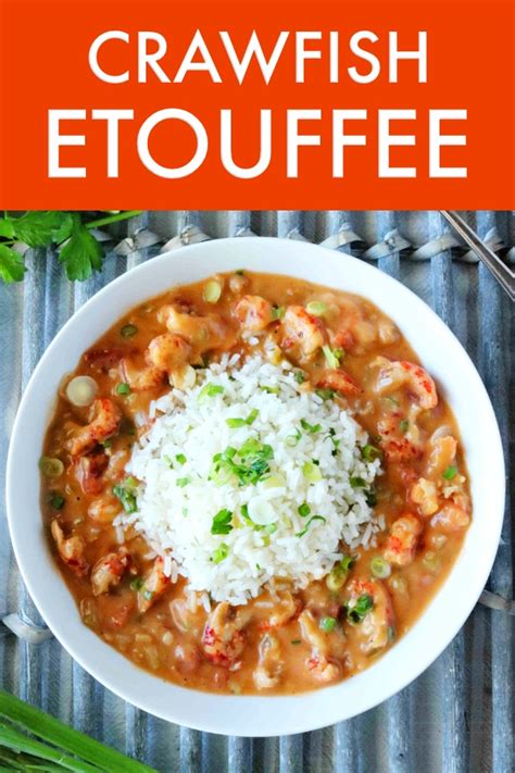 Crawfish Etouffee Classic New Orleans Recipe The Anthony Kitchen