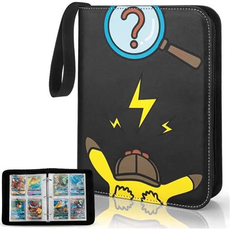 Tui Housse Pour Classeur Carte Compatible Pokemon Classeur Pour