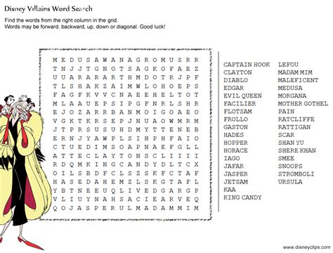 Printable Disney Word Search Games Disney S World Of Wonders