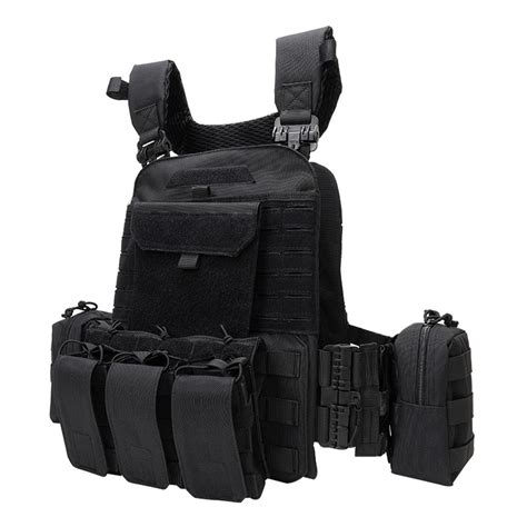 Light Weight Body Armor Molle Plate Carrier Military Quick Release