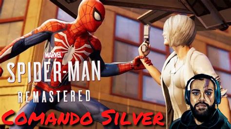 Marvel Spider Man Comando Silver No Ps5 YouTube