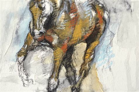 Equine Nude T Painting By Benedicte Gele Saatchi Art