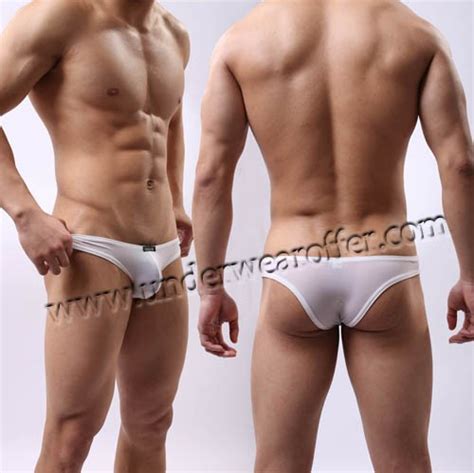 Cool Sexy Mens Smooth Thin Briefs Underwear Mini Bikini Boxer BriefsAsia Size M L XL Colors