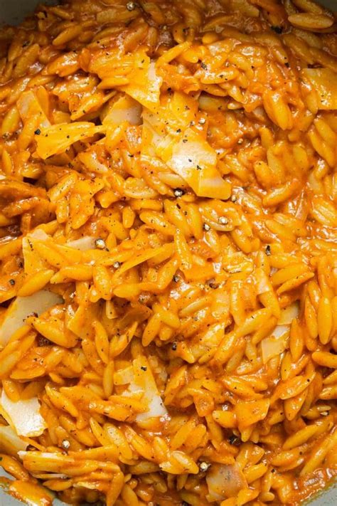 One Pot Pumpkin Orzo Cozy Peach Kitchen