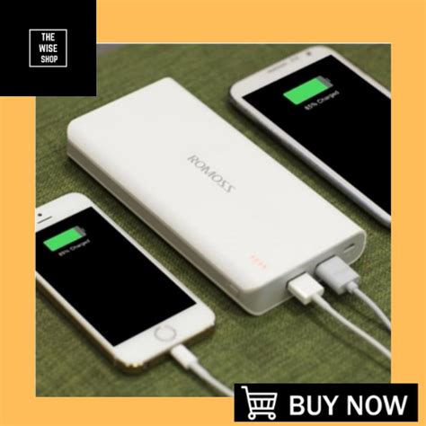 Tws Original Romoss Powerbank Sense Sense Mah Power Bank