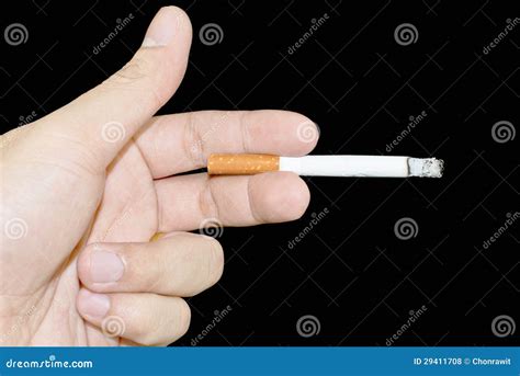 Hand Holding A Cigarette Royalty Free Stock Photos Image 29411708