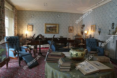house home charles darwin sitting editorial stock photo stock