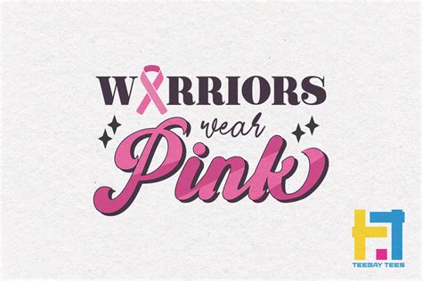 Warriors Wear Pink Breast Cancer Svg Graphic By Teebay Tees · Creative Fabrica