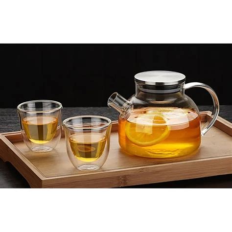 Cana Espresso Din Sticla Borosilicata Cu Pereti Dubli Termorezistente