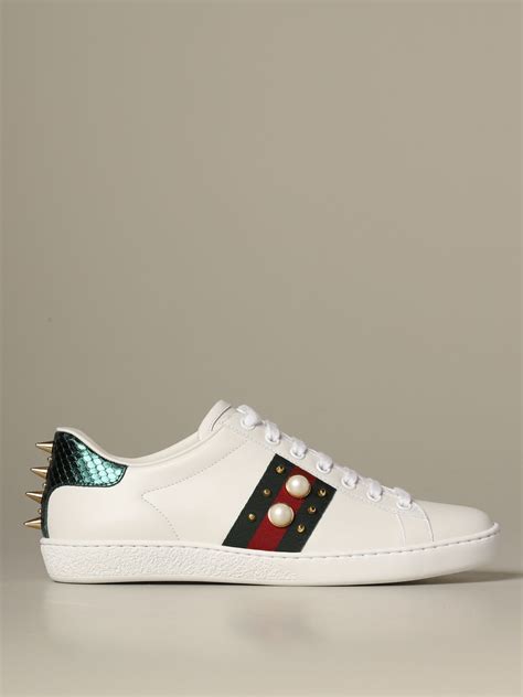 Venta Tenis Gucci Mujer Blancos En Stock