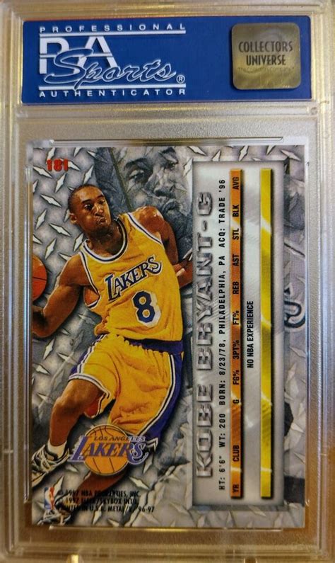 1996 97 Fleer Metal Kobe Bryant Rookie Card EBay