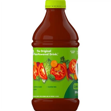 V8® Low Sodium Original 100 Vegetable Juice Bottle 46 Fl Oz Smiths