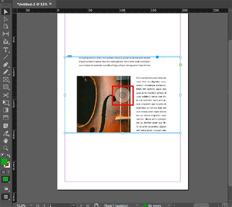 How To Crop Photo In Indesign Tutorial For Beginners