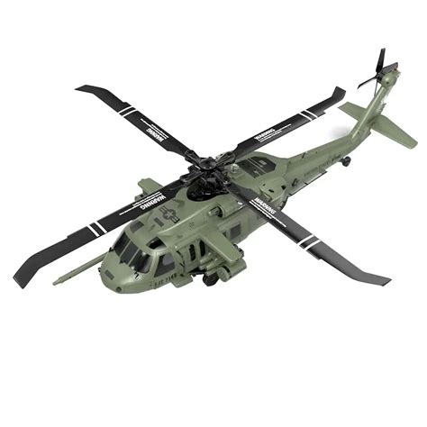 Yxznrc F V Uh Utility Black Hawk Rc Helicopter Ch Axis Gyro D G