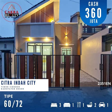 Siap Huni Full Renovasi Tipe Citra Indah City En Dijual