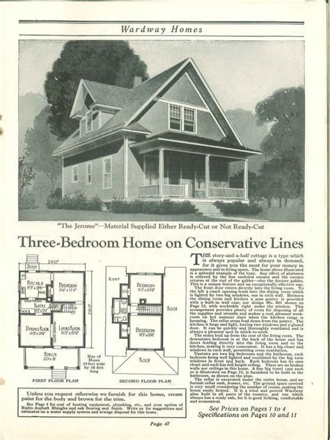 Montgomery Ward And Co Wardway Homes The Jerome 1924