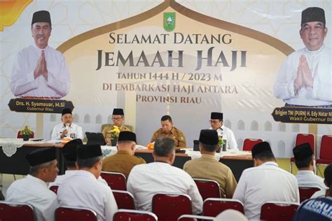 Pemprov Riau Rapat Teknis Pemulangan Jemaah Haji Segmen News