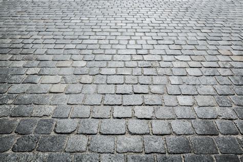 Premium Photo | Close-up of grey brick floor