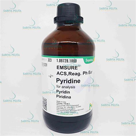 Pyridine For Analysis Emsure Acs Reag Ph Merck Cat L