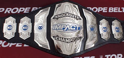 Impact Wrestling Knockouts Champion Belt Top Rope Belts