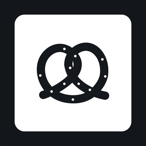 Pretzels Icon Simple Style 14589671 Vector Art At Vecteezy