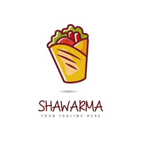 Premium Vector Shawarma Logo Icon Vector Illustration