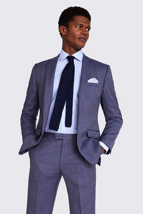 Moss 1851 Light Blue Lounge Suit Moss Hire