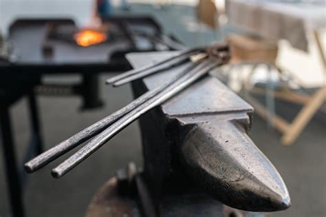 Premium Photo | Anvil in the forge