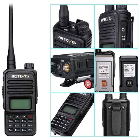 RT85 Emisora portátil Walkie Talkie VHF UHF Retevis Tecnoteca