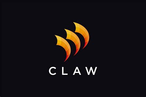 Colorful Claw Logo Icon Vector Graphic By Domstock · Creative Fabrica