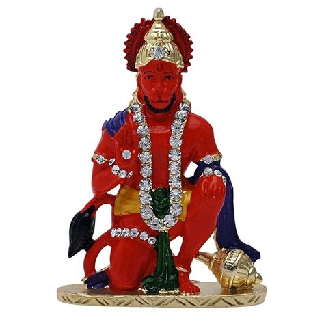 Buy Gct Lord Hanuman Idol Bajrang Bali Ashirwad Idol Metal Statue For