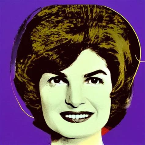 Painting Of Jacqueline Kennedy Art By Andy Warhol Stable Diffusion